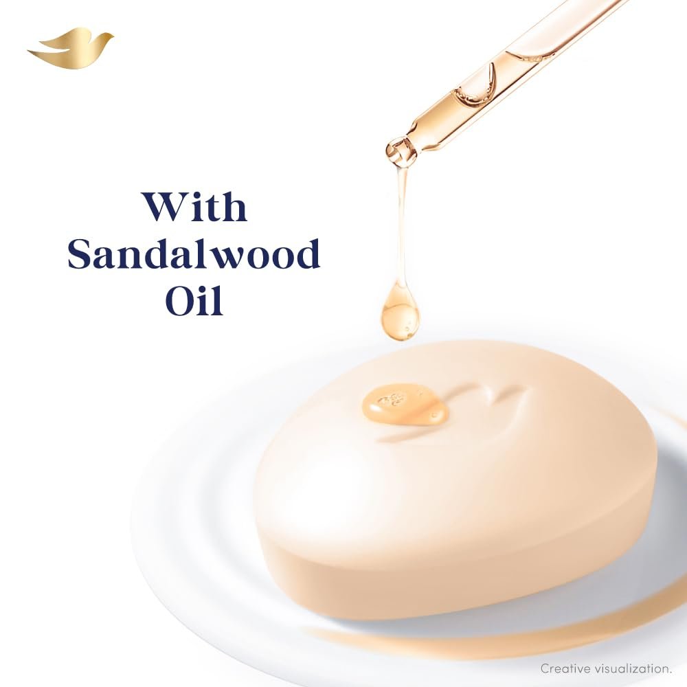 Dove Serum Bar with Sandalwood Oil – Sandal Glow – 375g (125g × 3) | Nourishing Cleansing for Soft, Smooth & Radiant-Looking Skin thumbnail