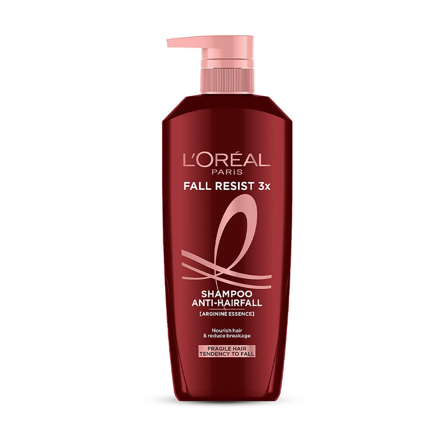 LOreal Paris Fall Resist 3X Anti-Hairfall Shampoo with Arginine Essence For Weak Hair with Tendency to Fall and Hair Thinning, Reduces Hair Breakage and Nourishes Roots- 650ml thumbnail