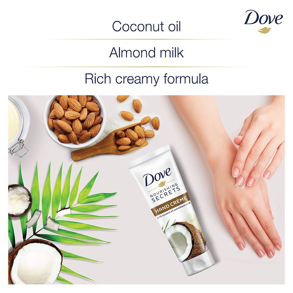 Dove Coconut Hand Cream | Nourishing & Moisturizing Hand Cream for Soft, Smooth Hands | 50g thumbnail