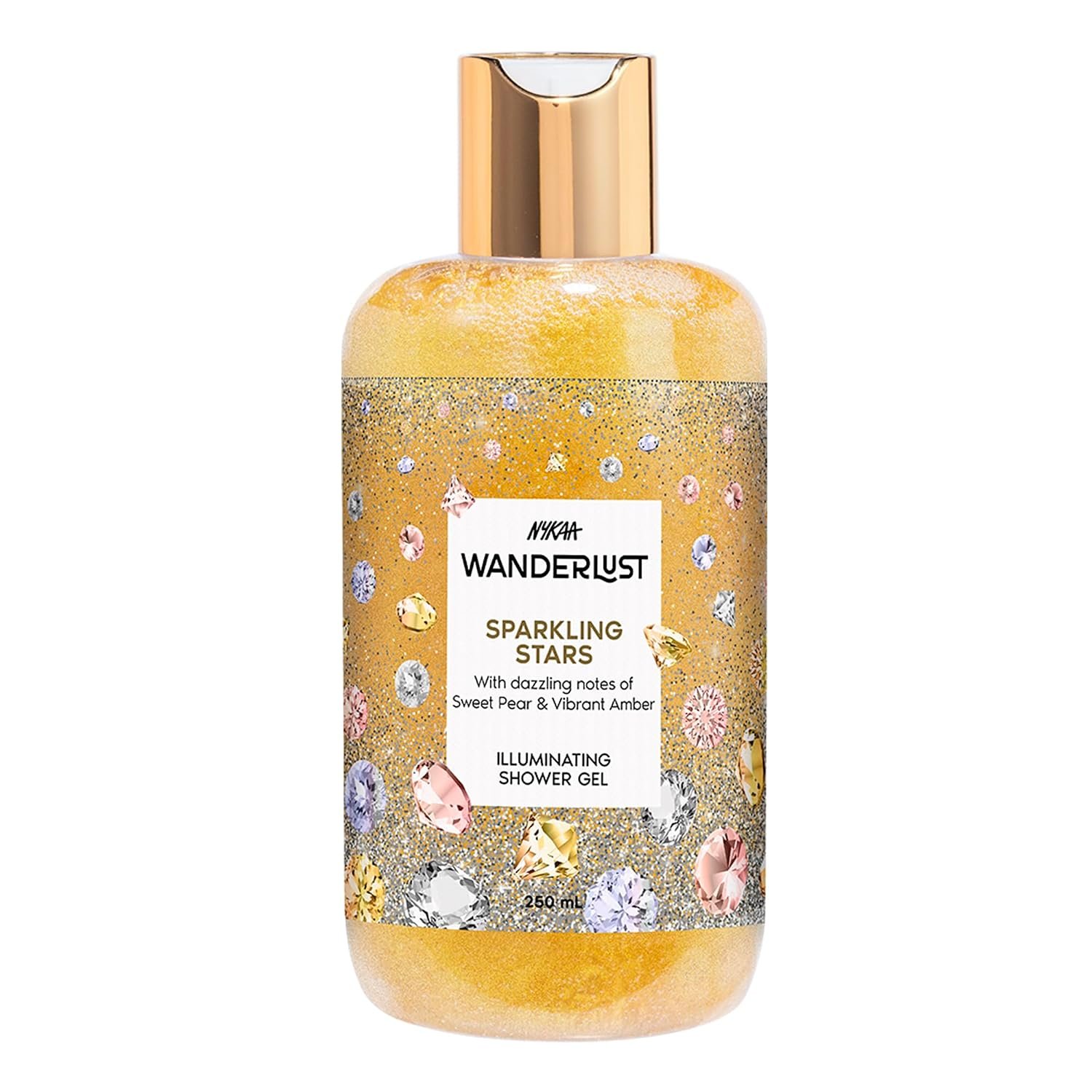 Nykaa Wanderlust Sparkling Stars Body Wash & Shower Gel, 250ml | Hydrating & Nourishing Cleanser | Soft, Smooth & Glowing Skin | Fruity & Luxurious Fragrance | thumbnail