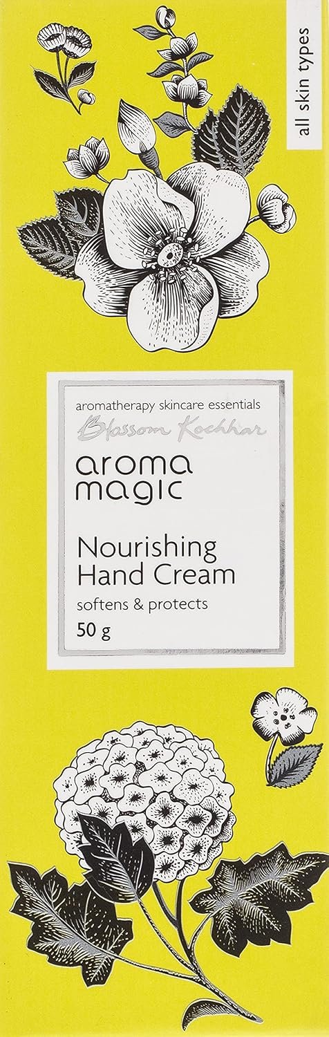 Aroma Magic Nourishing Hand Cream 50gm | Softens, Moisturises & Protects | With Shea Butter, Aloe Vera & Beeswax | Repairs Dry Hands, Nails & Cuticles | Natural, Paraben-Free, All Skin Types thumbnail
