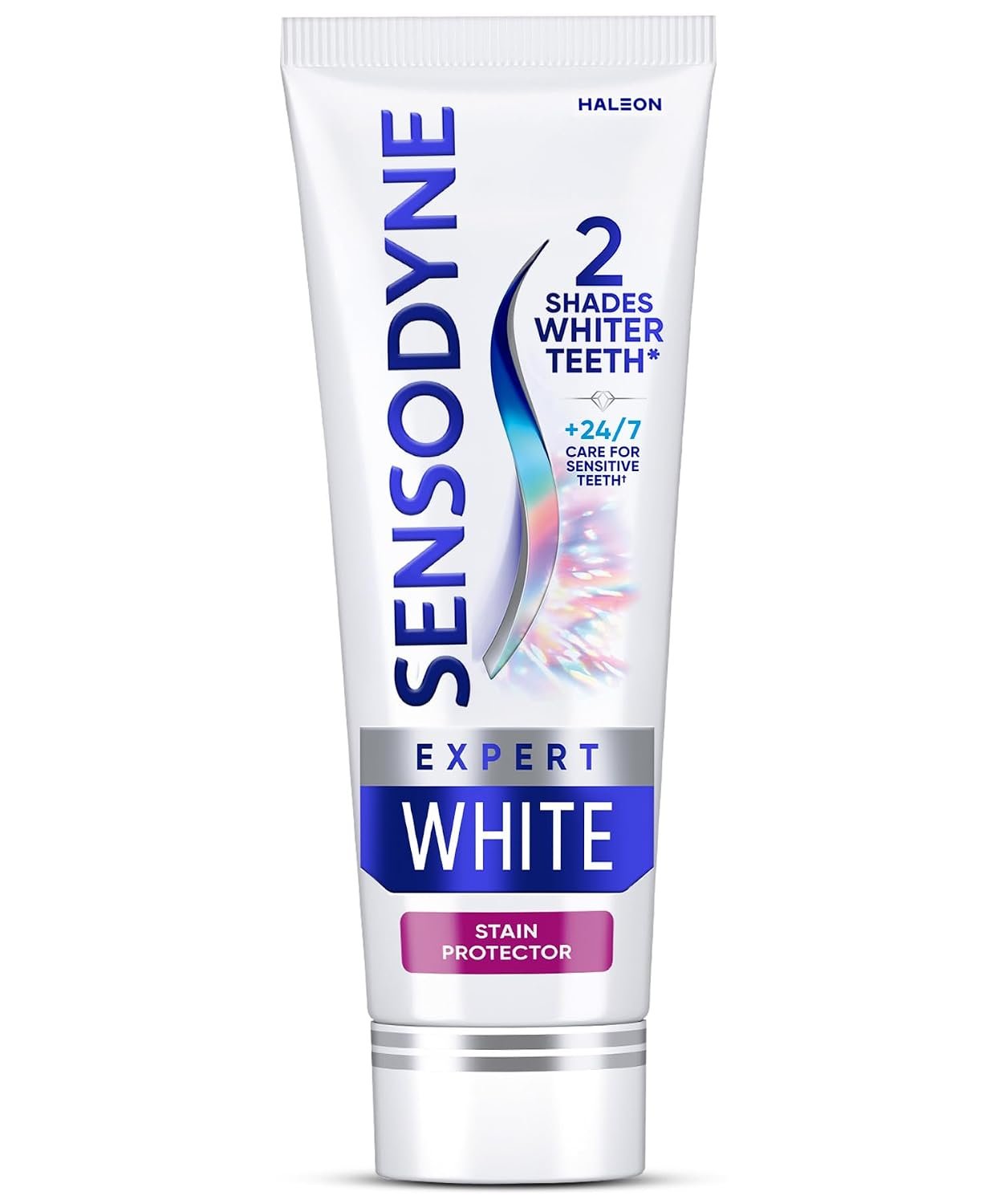 Sensodyne Expert White | Teeth Whitening Toothpaste | 2 Shades Whiter Teeth, 7X Stain Removal | Dentist Recommended | Enamel Safe - 70g thumbnail