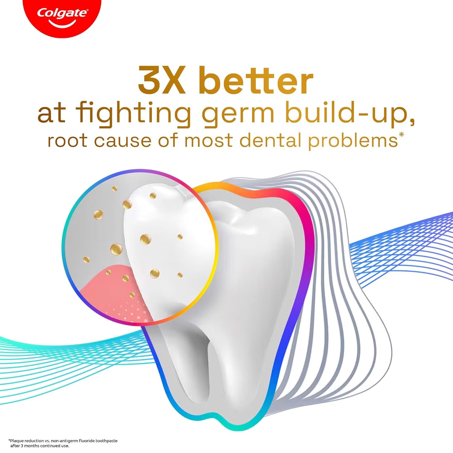 Colgate Total 80gm Advanced Health Antibacterial Toothpaste, Stronger 12-Hour Anti-Germ Protection, Enamel Protection for Whole Mouth Health thumbnail