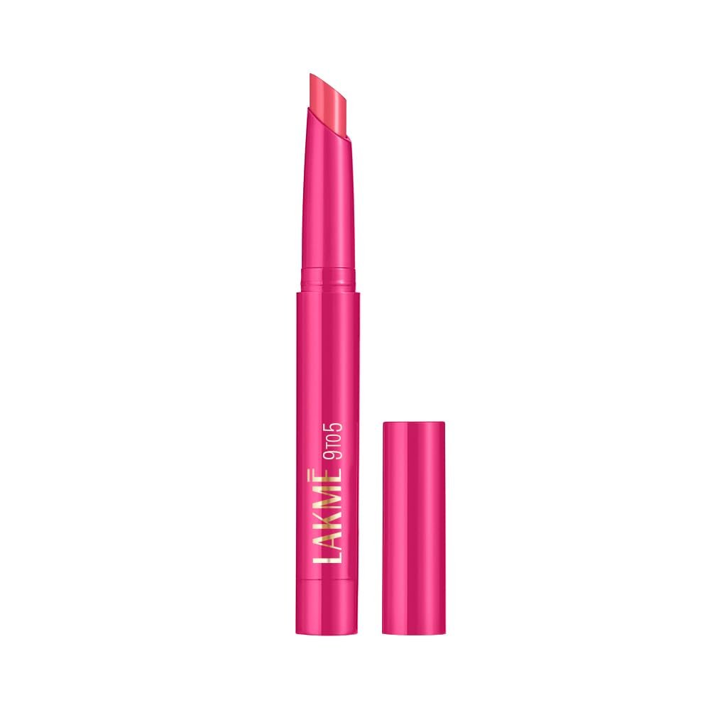 Lakme 9 to 5 Forever Matte Lip Crayon, Power Pink, 1.1g, for Smooth and Supple Lips, with Vitamin C, Matte Finish, 8 Hr Hydration, Long Lasting all day comfort, Retractable Crayon thumbnail