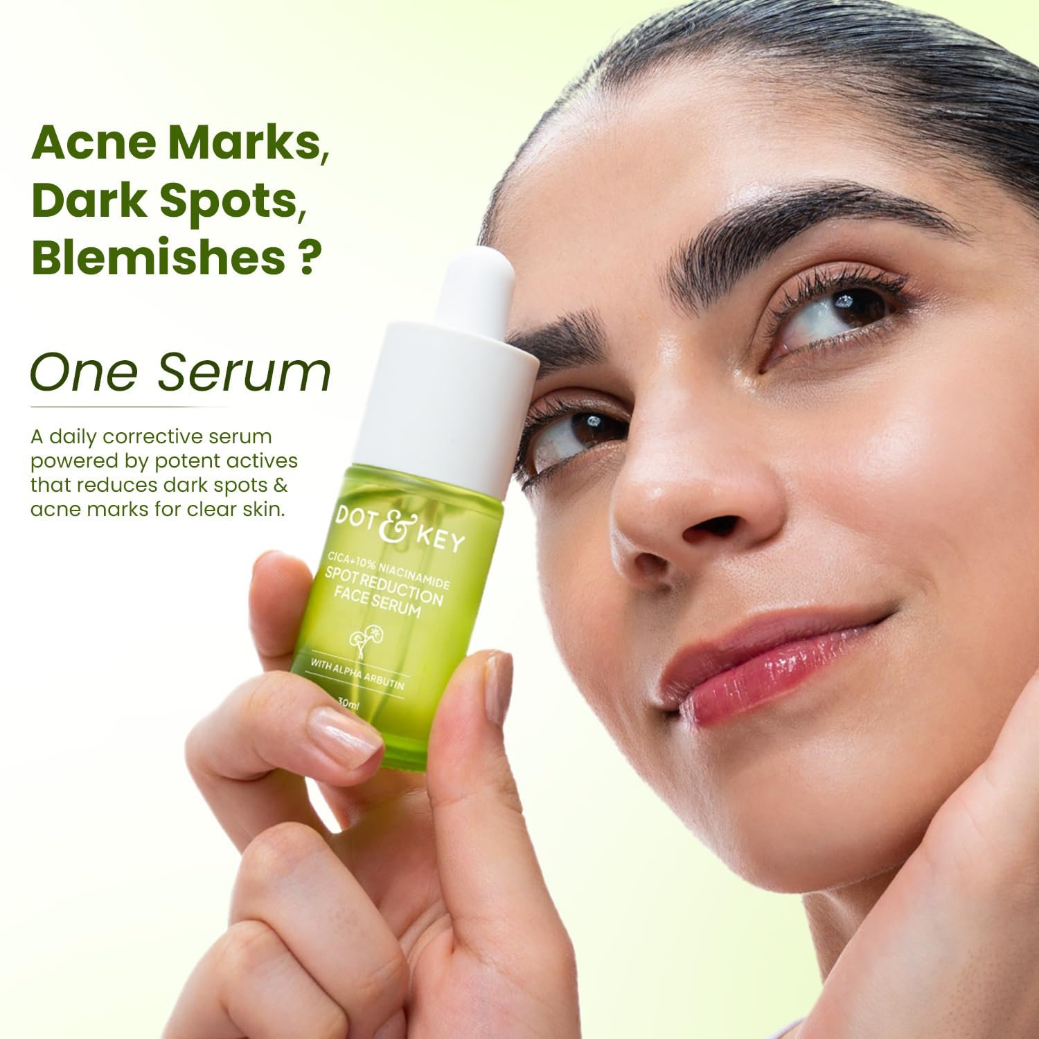 Dot & Key 10% Niacinamide + Cica Serum | Reduces Acne & Dark Spots | Niacinamide Serum | Alpha Arbutin | Controls Excess Oil, Quick Absorbing, & Lightweight 20ml thumbnail