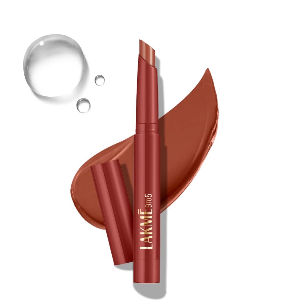 Lakme 9 to 5 Forever Matte Lip Crayon, Balance Brown, 1.1g, for Smooth and Supple Lips, with Vitamin C, Matte Finish, 8 Hr Hydration, Long Lasting all day comfort, Retractable Crayon thumbnail