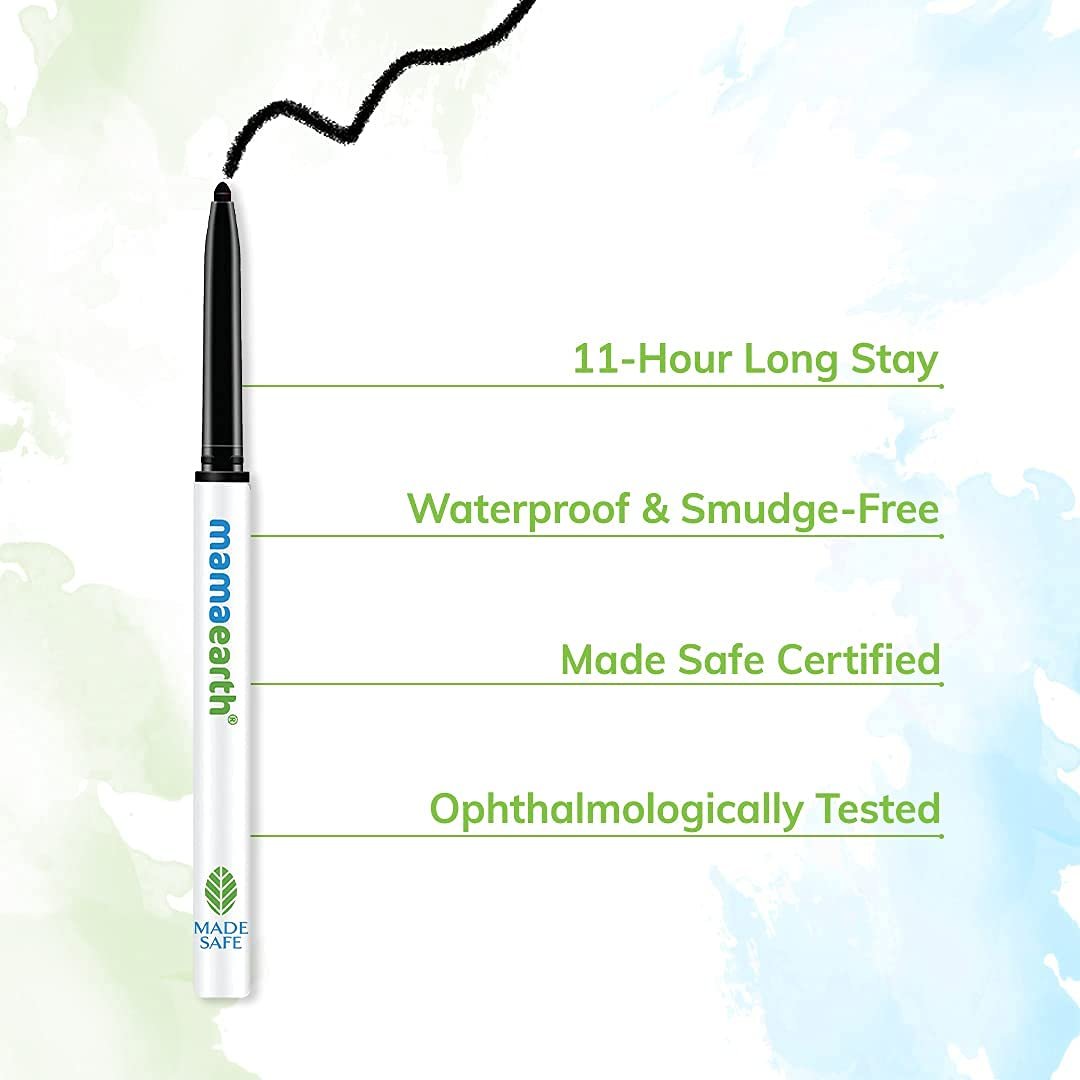 Mamaearth Long Stay Kajal Black Retractable Waterproof Pencil thumbnail