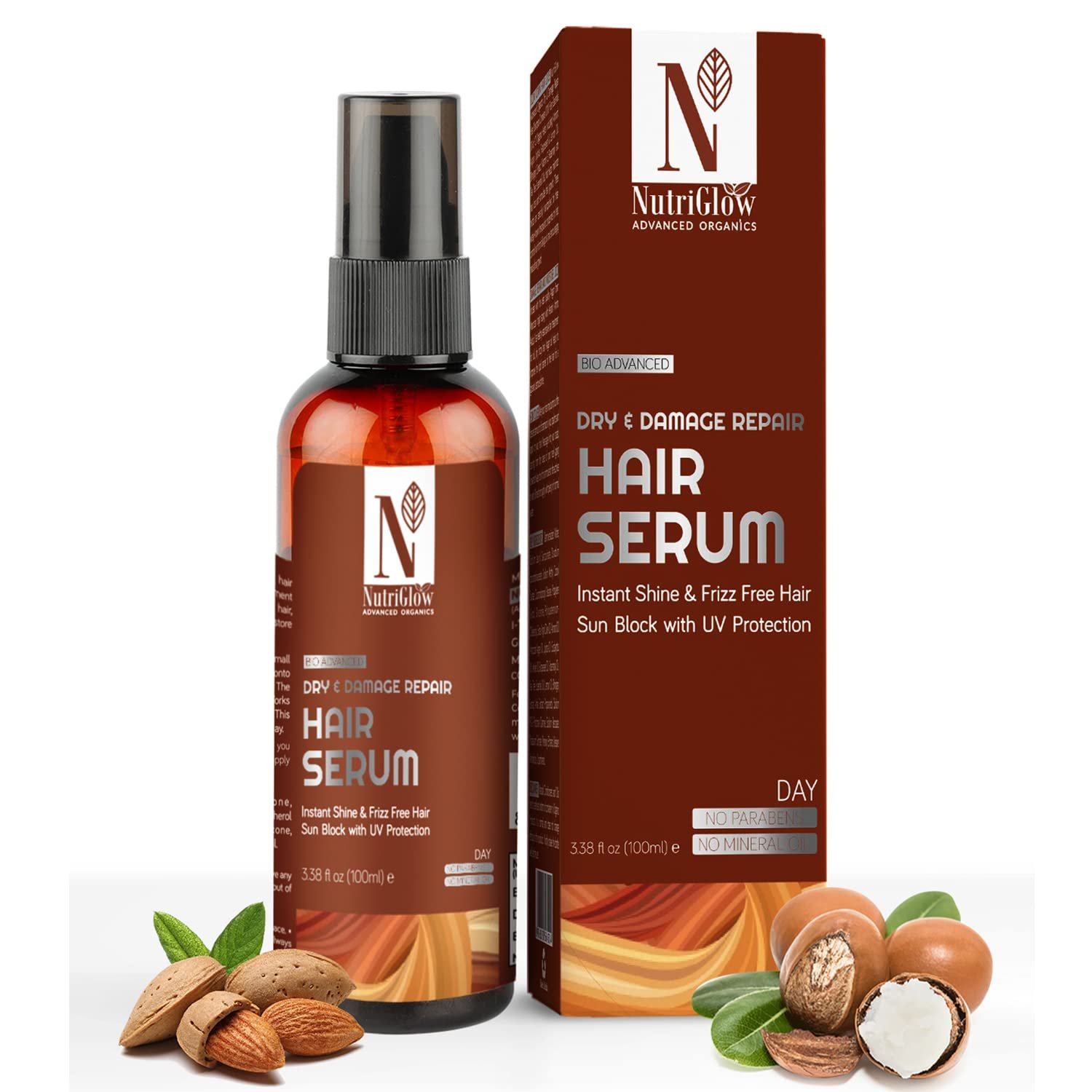 NUTRIGLOW Advanced Organics Dry & Damage Repair Hair Serum 100ml