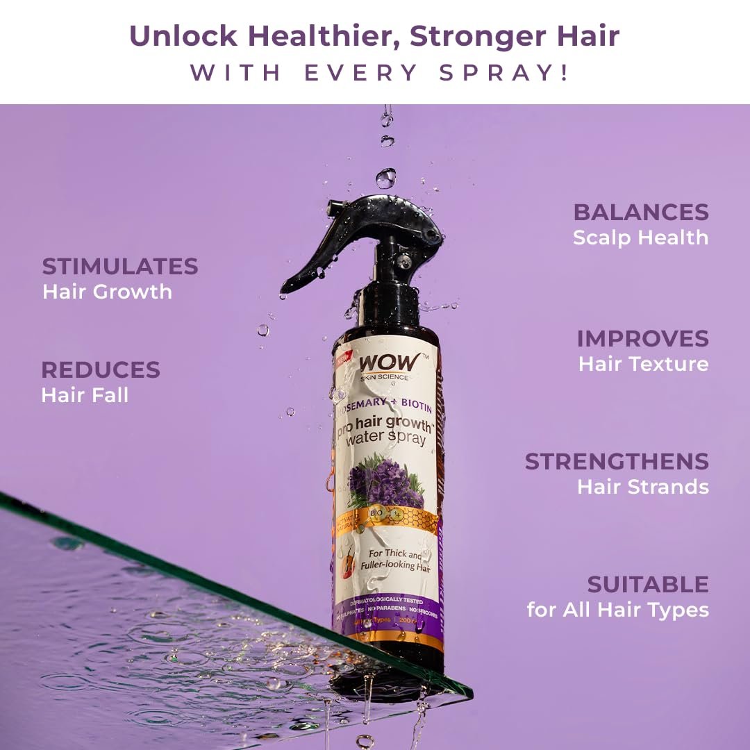 WOW Skin Science Rosemary + Biotin Pro Hair Growth Water Spray thumbnail