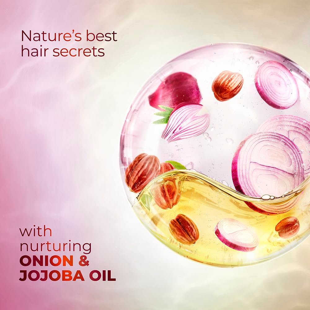 Sunsilk Onion & Jojoba Oil Hairfall Resist Oil Blends Shampoo | with No Added Parabens | (700 ml) thumbnail