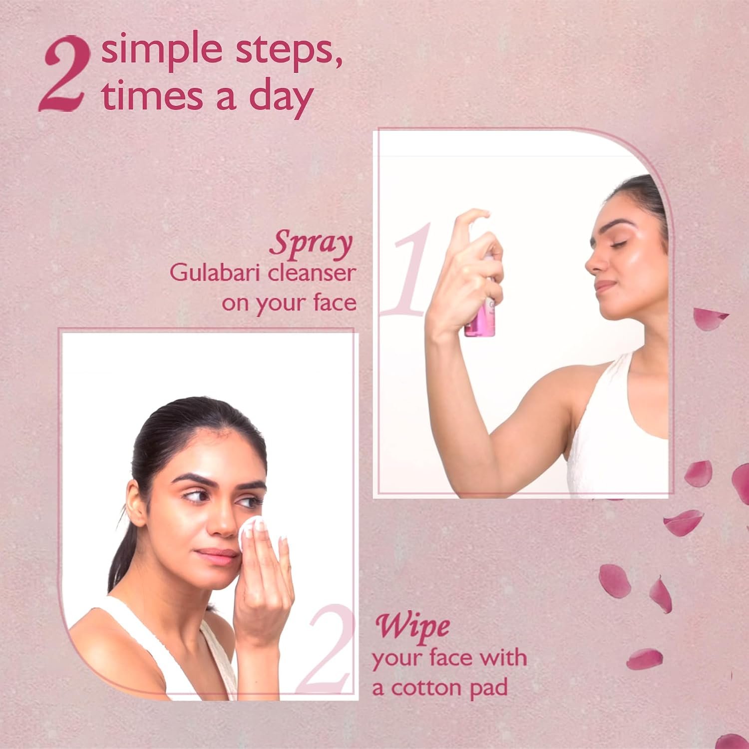 Dabur Gulabari Rose Glow Face Cleanser | Gentle Facial Cleanser for Fresh, Clean & Glowing-Looking Skin | 100ml | Pack of 1 thumbnail
