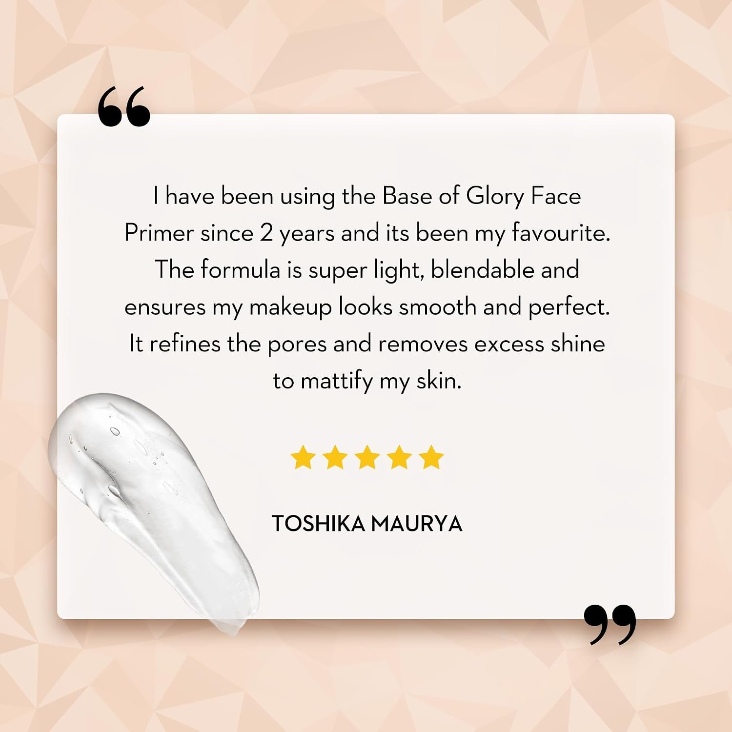 SUGAR Cosmetics Base Of Glory Pore Minimizing Primer | Long Lasting & Smooth Base I Oil Control | Blurs Pores | 30ml thumbnail