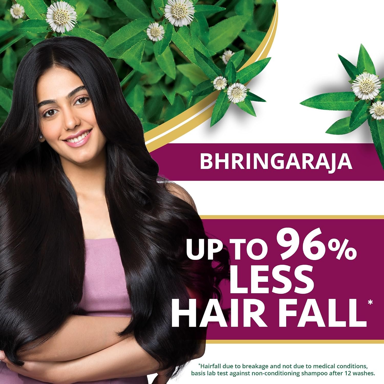 Himalaya Anti-Hair Fall Bhringaraja Shampoo 1 Litre | with Bhringaraja & Natural Proteins | Up to 96% Less Hair Fall | Dermatologically Tested | Paraben Free | For Women & Men thumbnail