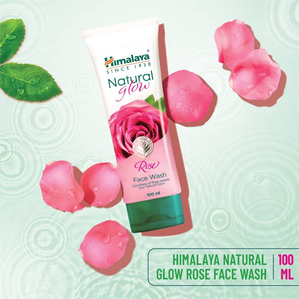 Himalaya Natural Glow Rose Face Wash – Gentle Cleansing & Radiance Care Facial Cleanser, 100ml thumbnail