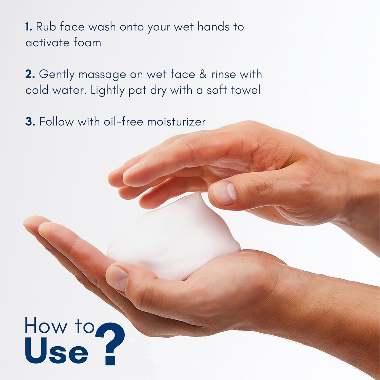 Becalm Daily Salicylic Acid Face Wash for Oily and Acne Prone Skin | Airy face wash for Men & Women | Soap & Sulphate free | Oil, Acne, Dullness, Pore control | thumbnail