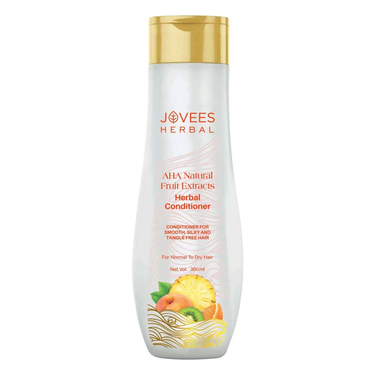 JOVEES Herbal AHA Natural Fruit Extracts Conditioner For Smooth, Silky And Tangle Free Hair | Conditioner For Damaged Repairs, Nourishes Frizzy Hair, And Shiny Hair- 300ml thumbnail