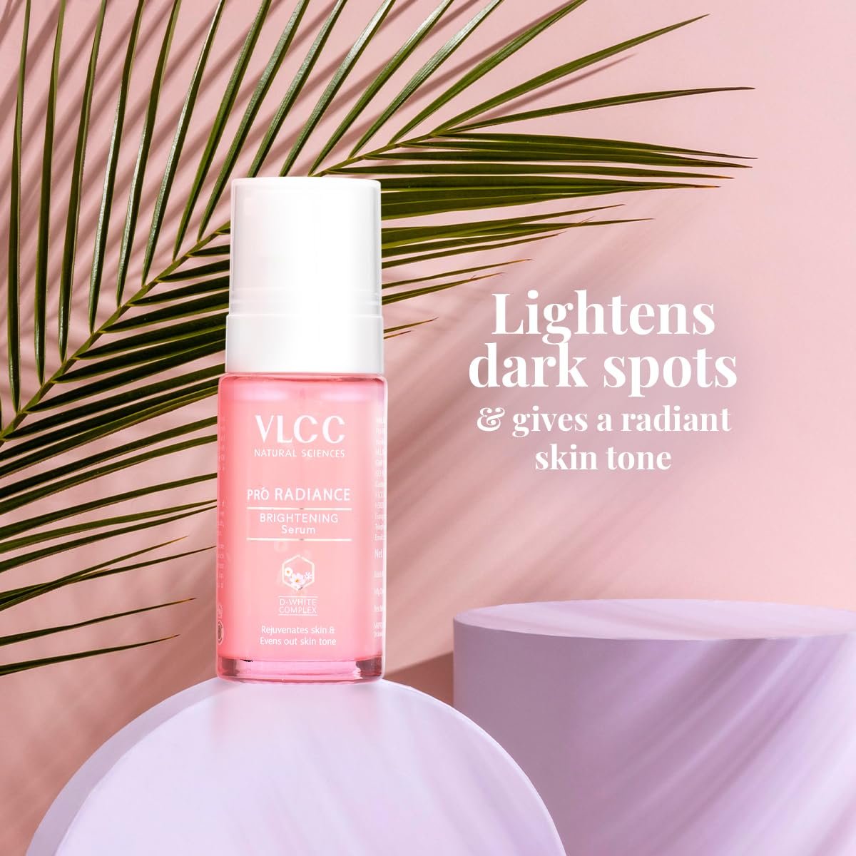 VLCC Pro Radiance Skin Brightening Serum - 40ml | Nourish, Rejuvenates Skin, Lighten Dark Spots, and Evens Out Skin Tone | With D-White Complex, Nutmeg Oil & Acai Berry. thumbnail
