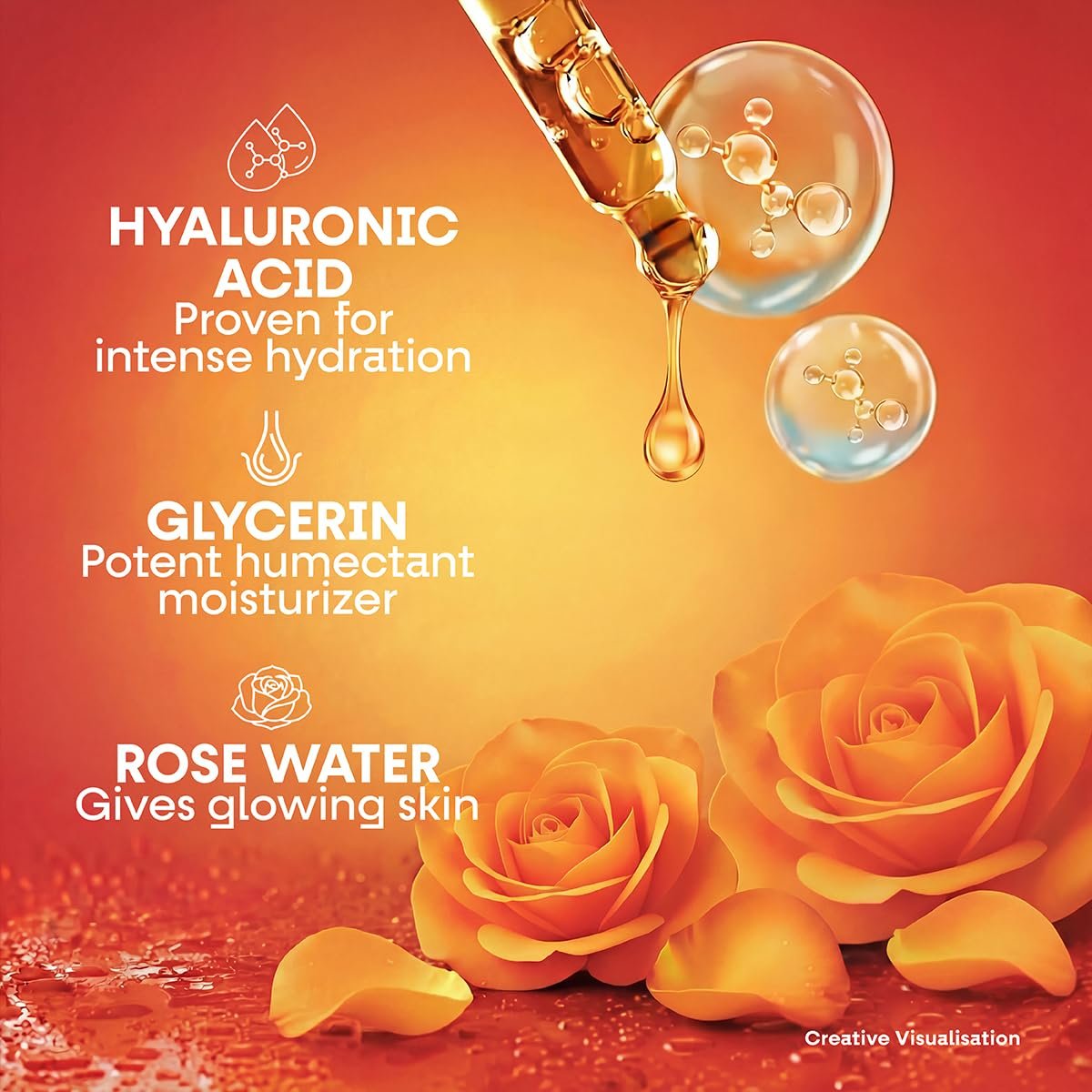 Vivel Hya Serum Hydrating Body Wash 200ml|Hyaluronic Acid, Glycerin & Rose Water|Deep Intense Daily Hydration Shower Gel|Improve Dry Rough Skin Texture |Dermat Recommended | thumbnail