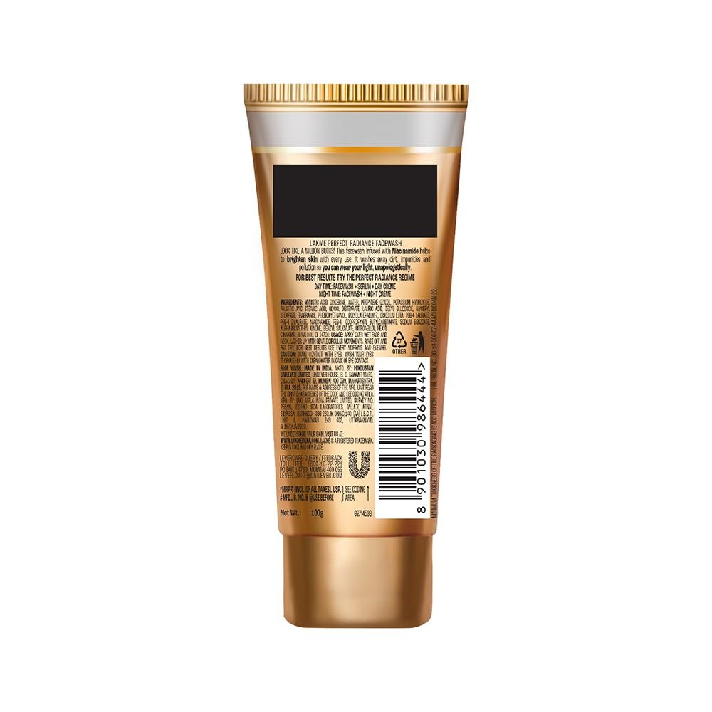 Lakme Perfect Radiance Brightening Facewash 100g thumbnail