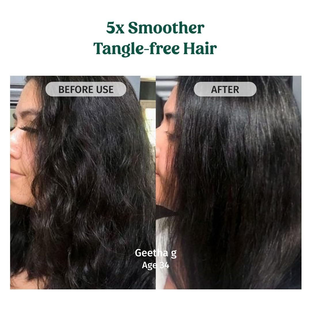 Vilvah Cream Conditioner for Dry & Frizzy Hair | Silicone-Free Hair Conditioner for Deep Conditioning, Frizz Control & Breakage Protection | With Tucuma Butter & Broccoli Oil |250ml thumbnail