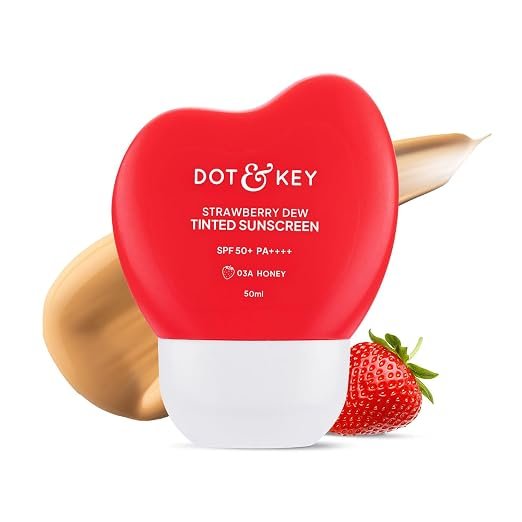 Dot & Key Strawberry Dew Tinted Sunscreen In-Vivo Tested SPF 50+ PA++++ With New-Age UV Filters - 08A Mocha