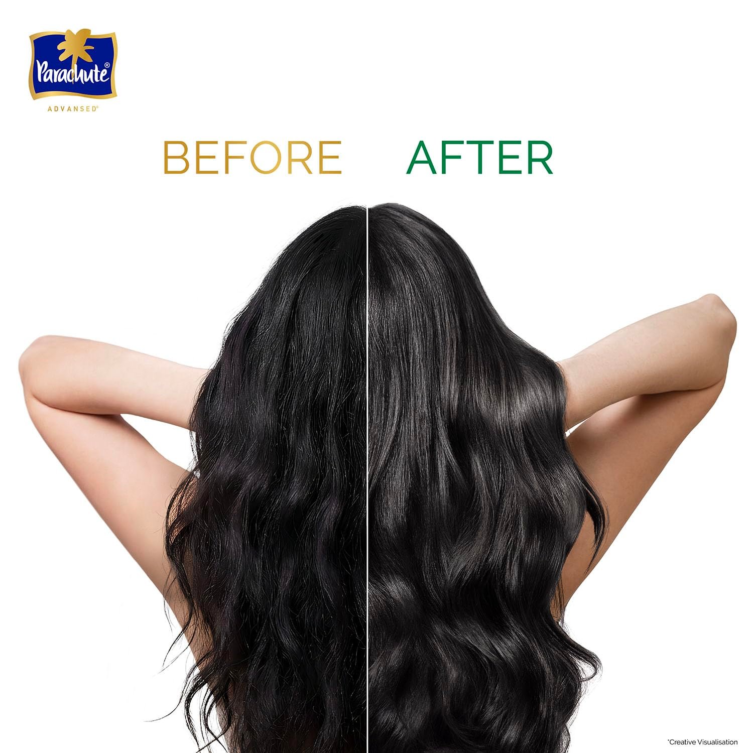 Parachute Advansed Protein Shampoo | with Coconut Milk and Aloe Vera | For up to 100% Damage Repair & up to 3X Softer Hair | For Men & Women | 340ml thumbnail