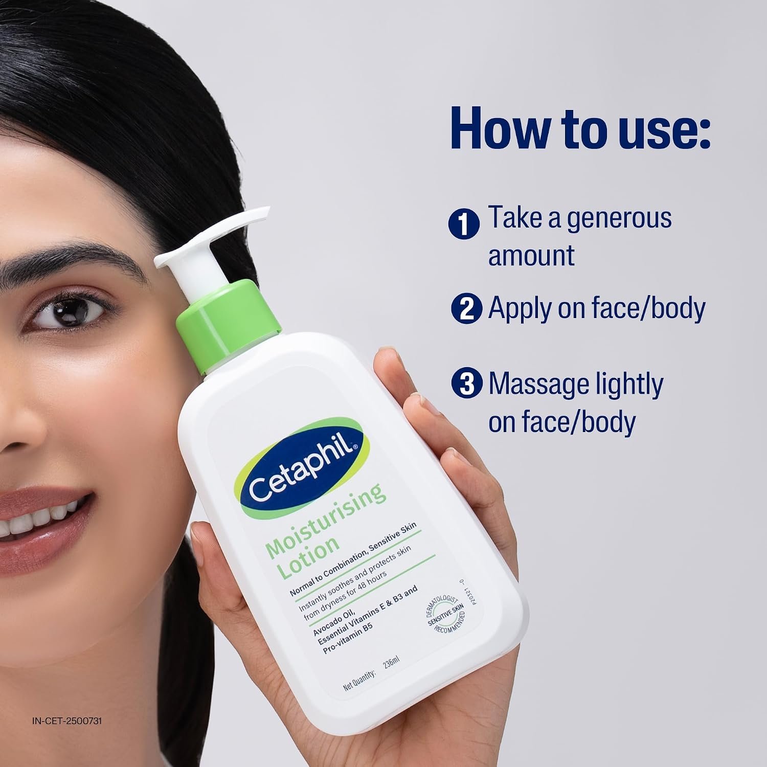 Cetaphil Moisturising Lotion 118 ml for Dry to Normal & Sensitive Skin | For Face and Body Visit the Cetaphil Store thumbnail