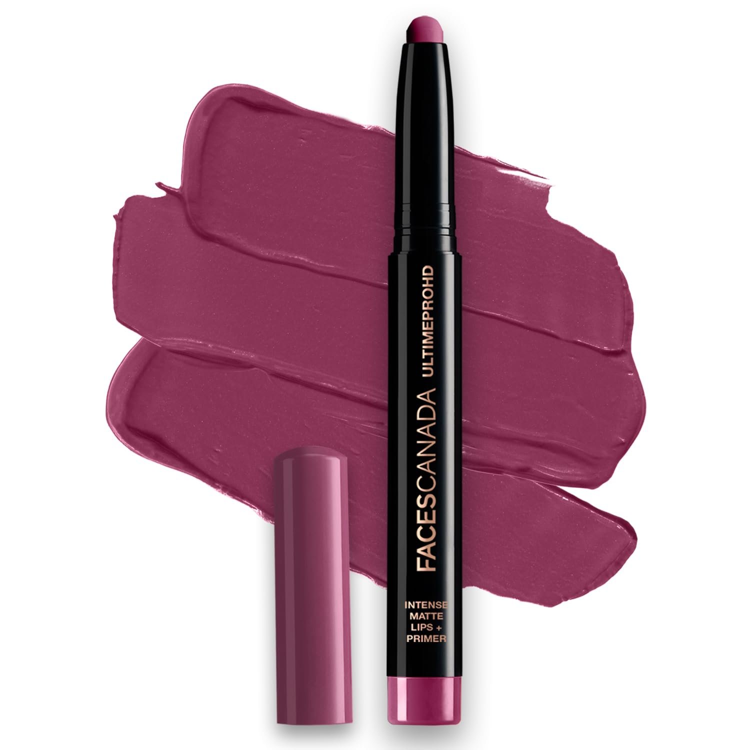 FACESCANADA Ultime Pro Hd Intense Matte Lipstick + Primer - Mulberry Magic (Plum), 1.4g | 9Hr Long Stay | Flawless Finish | Color | Lightweight | Smooth Glide | Primer Infused thumbnail