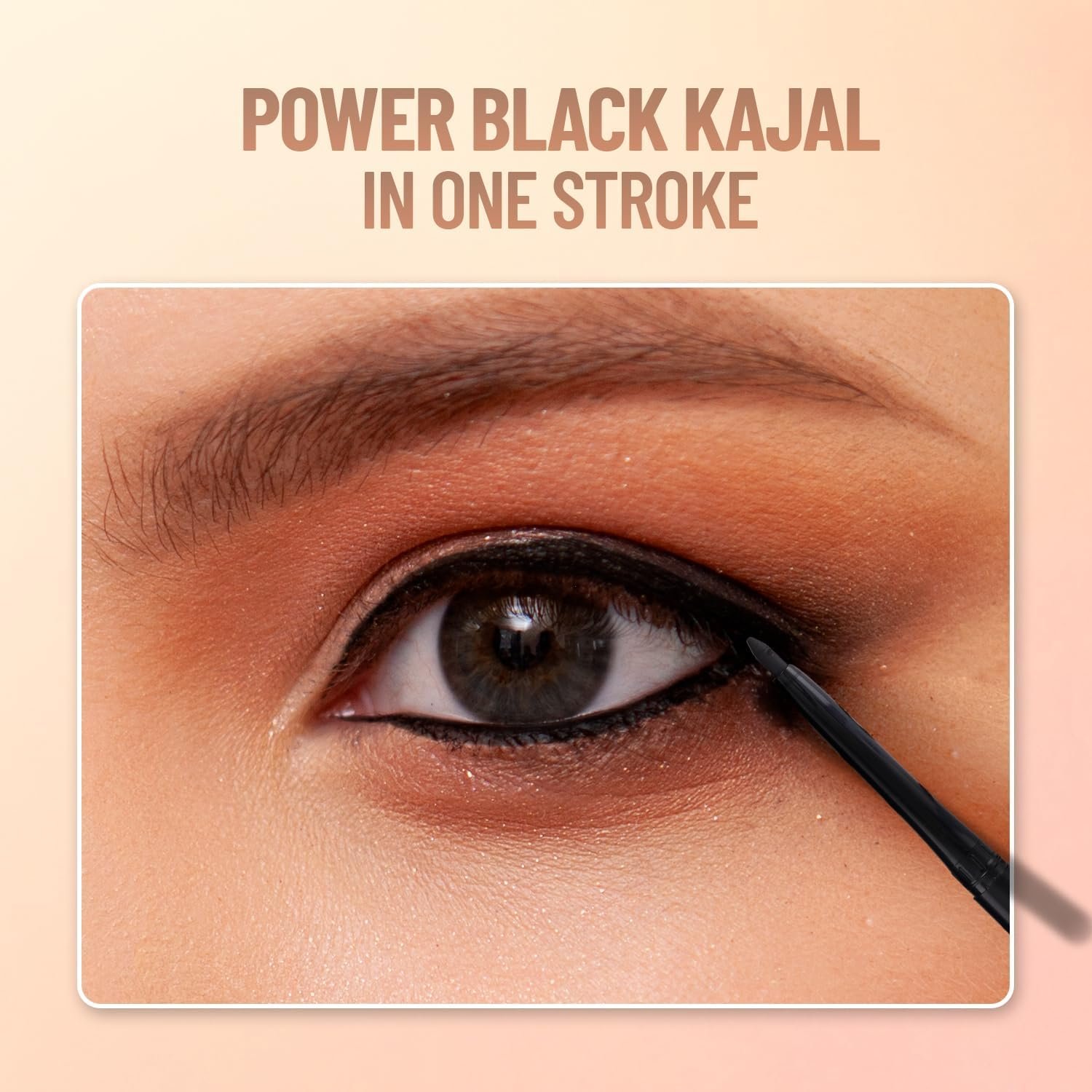Swiss Beauty Bold & Black High Impact Kajal with Sharpener | With In-Built Smudger | Shade, 1.2G | Black thumbnail