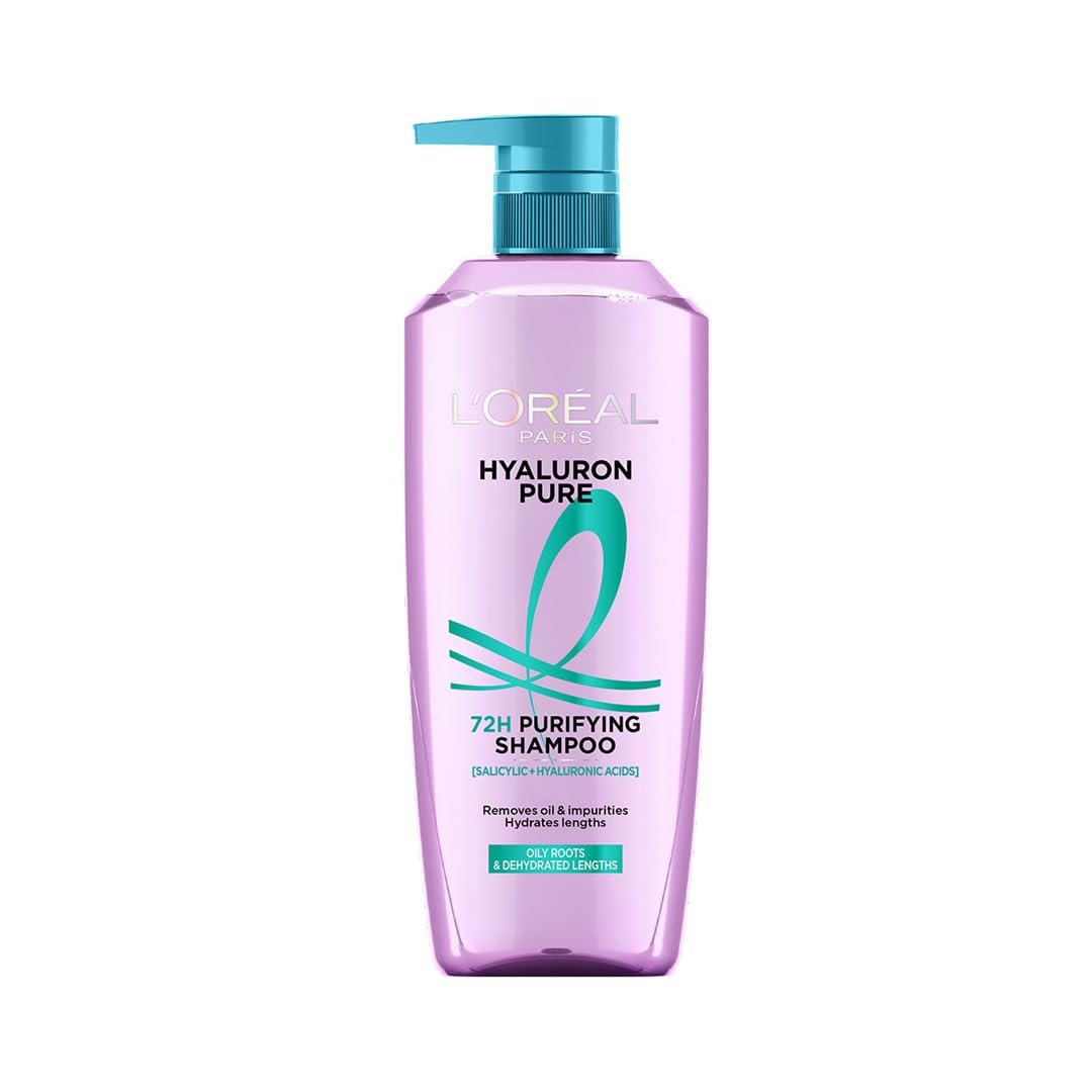L'Oreal Paris Hyaluron Pure Purifying Shampoo - Oily/Dry Hair, 800ml thumbnail