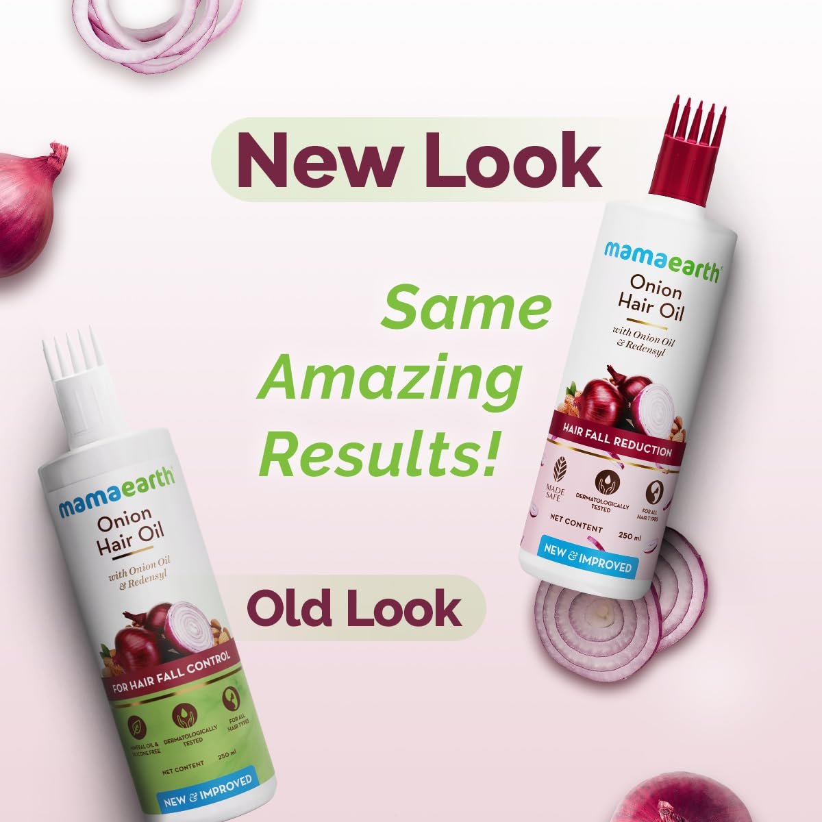 Mamaearth Onion Hair Oil with Onion Oil & Redensyl for Hair Fall Control  200ml thumbnail