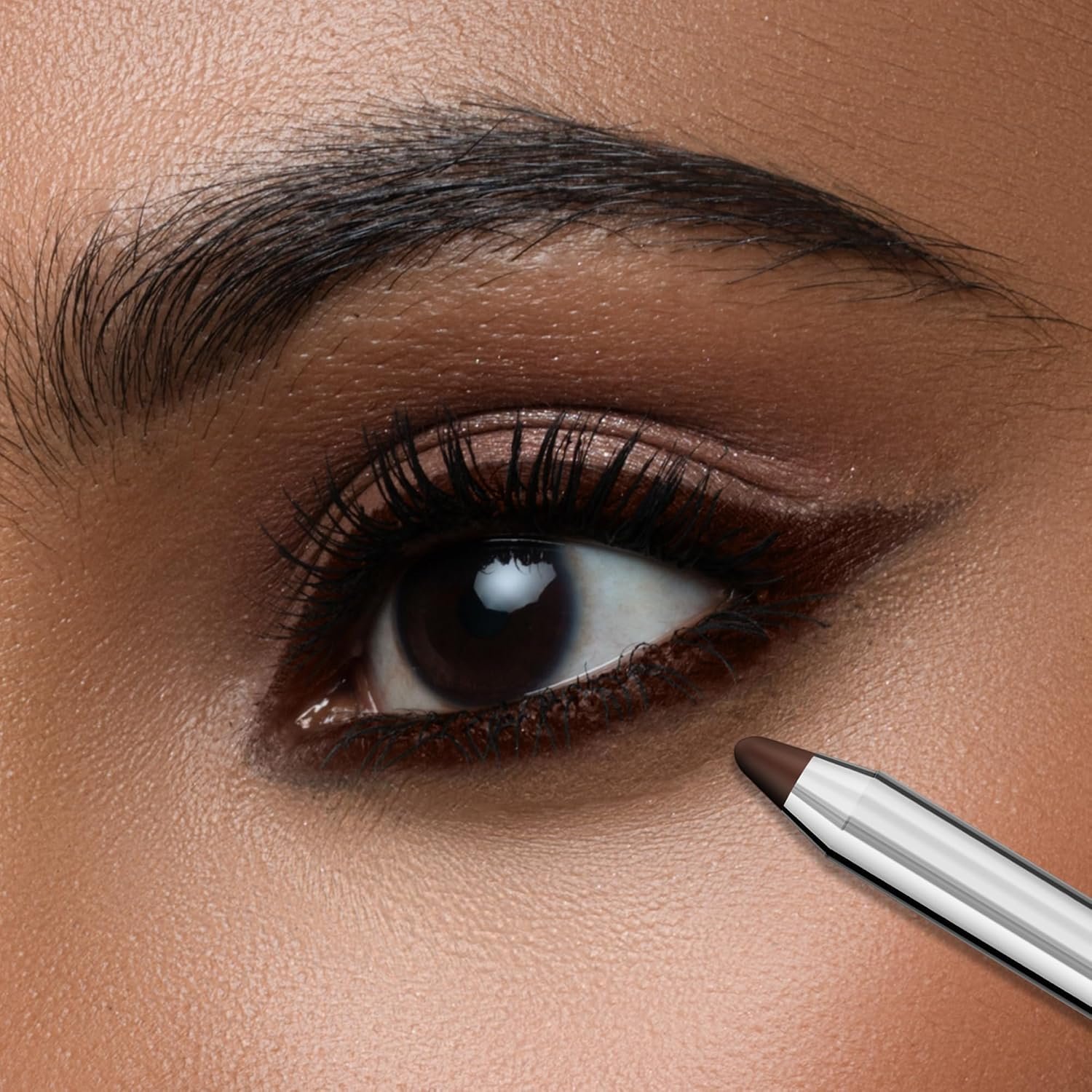 RENEE Midnight Kohl Pencil- Brown | Waterproof, Smudge-proof Kajal With Sharpener | Matte Finish, Long-lasting Upto 24 Hours | One-swipe Application With Vitamin E | 1.5 g thumbnail