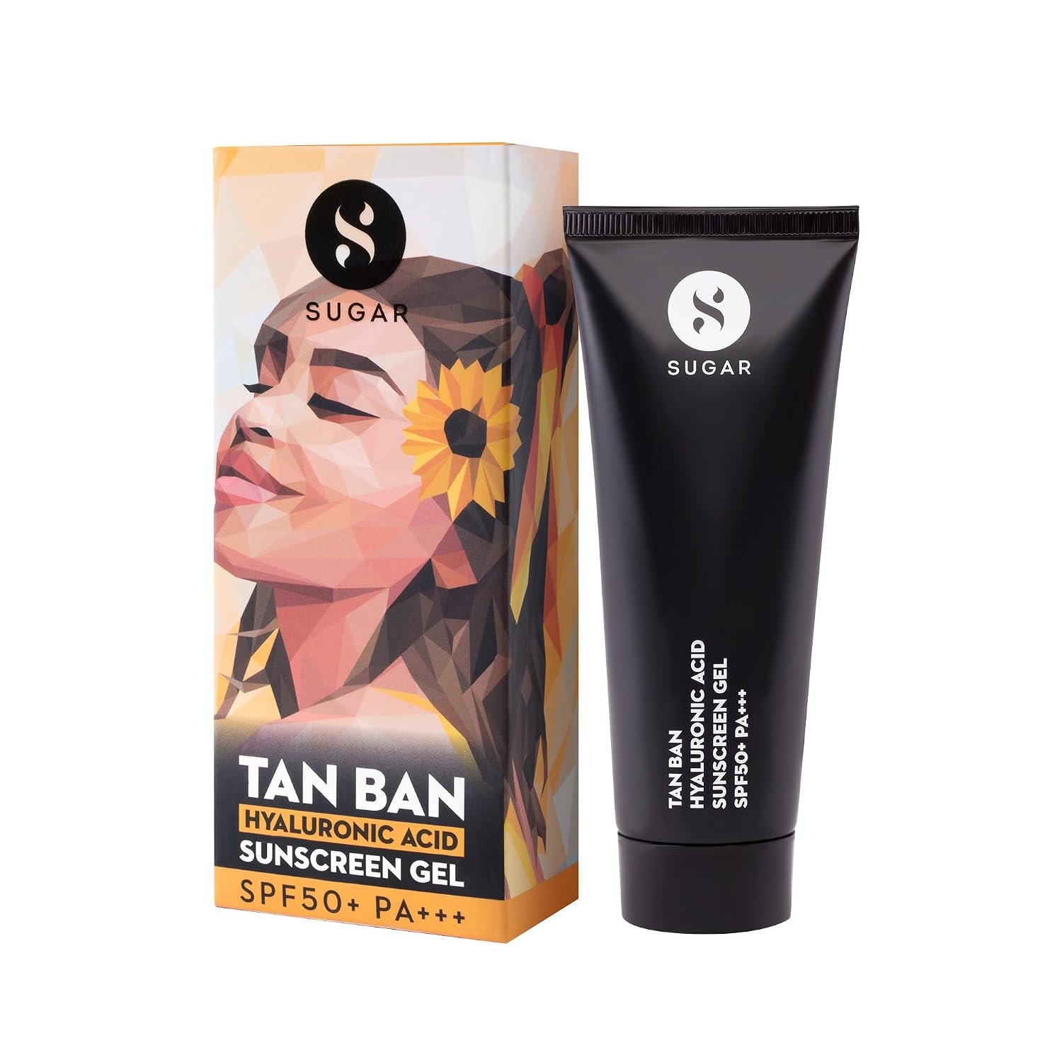 SUGAR Cosmetics Tan Ban Hyaluronic Acid Sunscreen SPF50+ PA+++ Gel |All Skin Non Greasy | Light Weight Formula | 50ml thumbnail