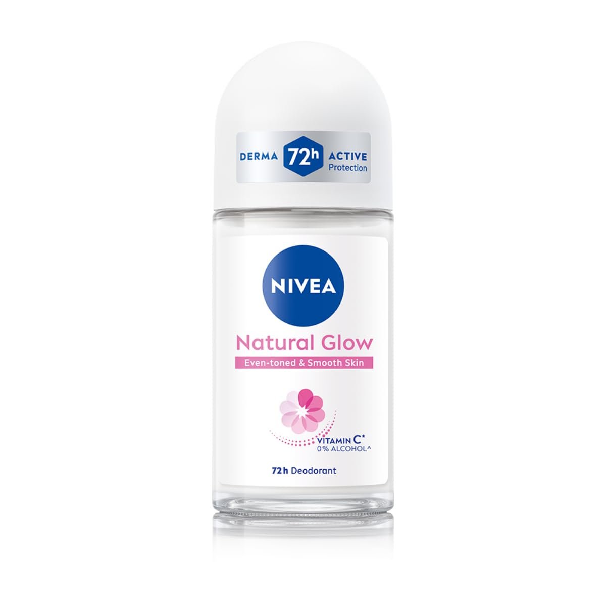 NIVEA Natural Glow Smooth Skin Deodorant Underarm Roll On For Women