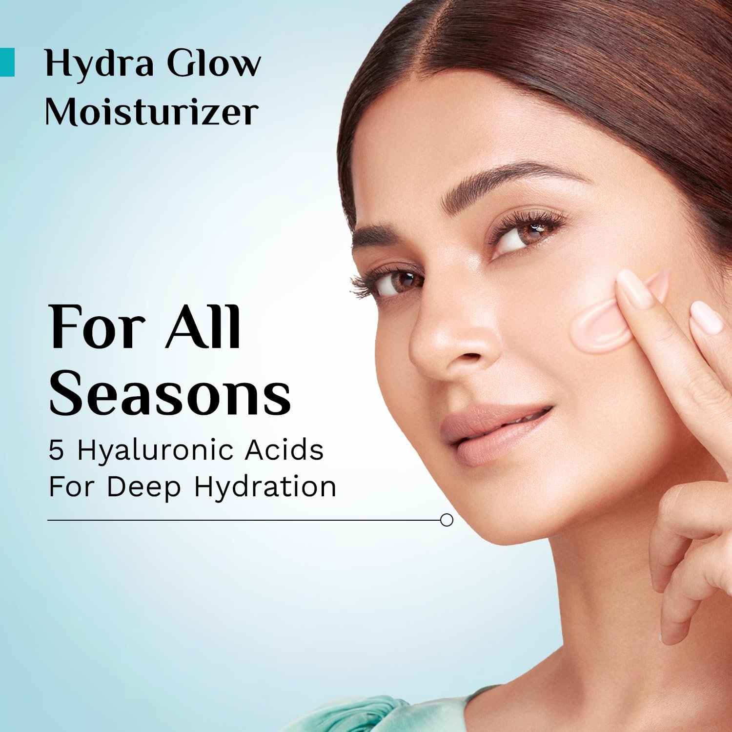 Pilgrim Korean Rice Water Hydra Glow Moisturizer Gel Cream - 200g Glass Skin Glow, Quick Absorbing, Deep Hydration, Winter & Summer Gel Moisturizer, with Niacinamide, For Normal to Dry Skin thumbnail
