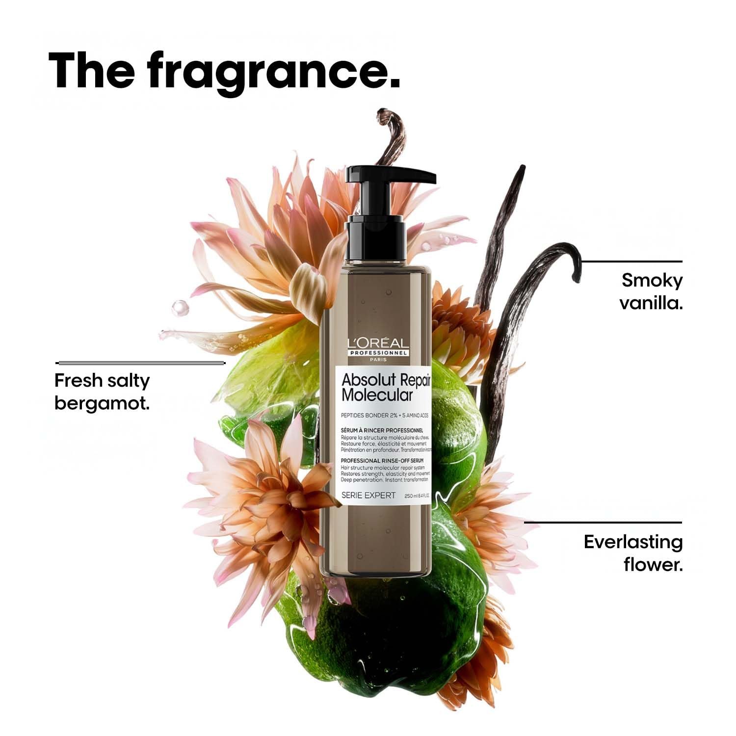 L'Oréal Professionnel Absolut Repair Molecular Deep Repairing Rinse-off Serum for Very Damaged Hair | 3X more strength and Deep Repair With 2% Peptides Bonder & 5 Amino Acids, 250ml thumbnail