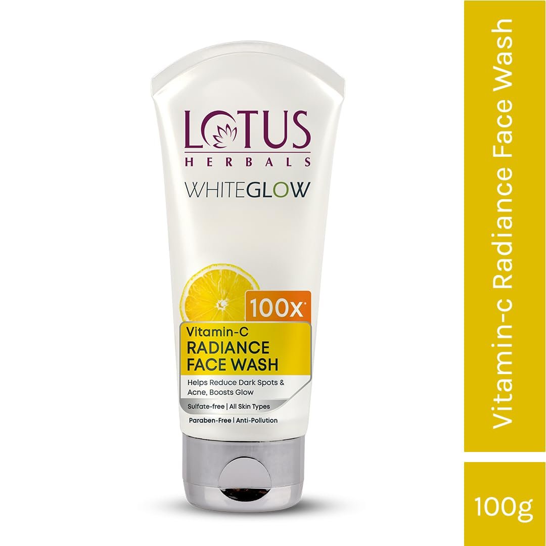 Lotus Herbals WhiteGlow Vitamin C Radiance Face Wash 100g thumbnail