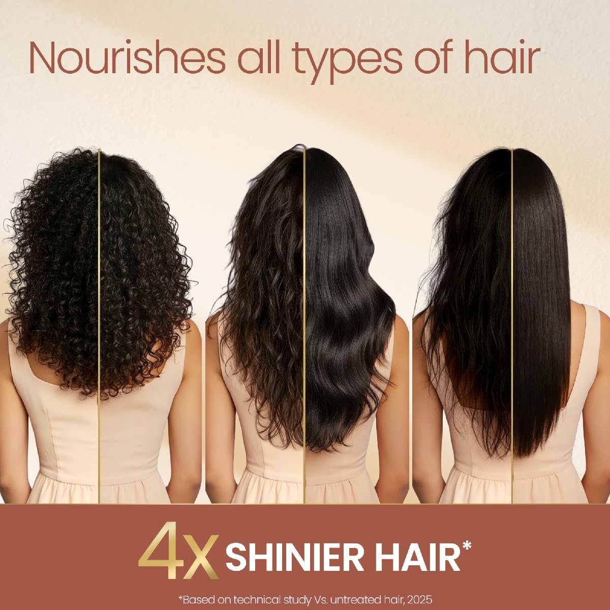 Parachute Advansed Radiant Shine Hair Serum | Coconut & Almond | 48 Hr Frizz Control | 4X Shiny Hair | 100ml thumbnail