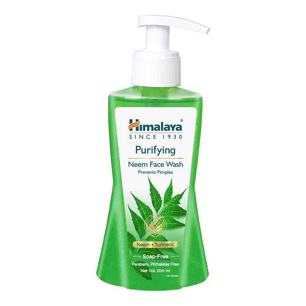 Himalaya Purifying Neem Face Wash|Clinically proven to fight against acne and pimples|Gently cleanses|