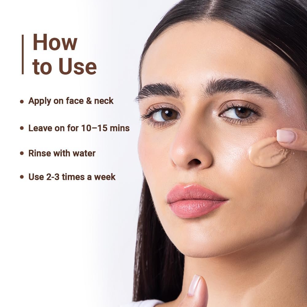 Be Neude FaceTime Instant Brightening Glow Face Mask 50ml – De-Tan Milk Face Pack with Yogurt Filtrate, Orange Oil & Kojic Acid for Glowing Skin, Blackhead Removal, Anti-Pigmentation thumbnail