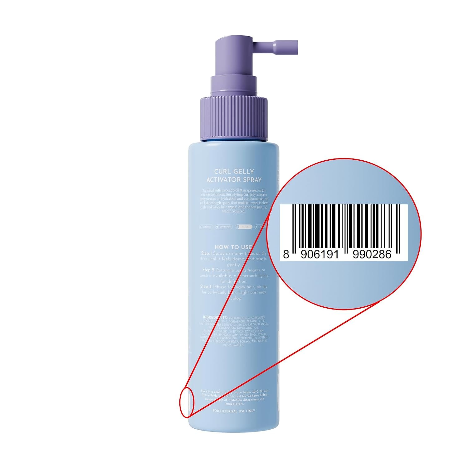 Fix My Curls Curl Gelly Activator Spray No-Water Curl Refresher with Avocado Oil, Lightweight for Hydration & Definition for All Hair Textures (100ml) thumbnail