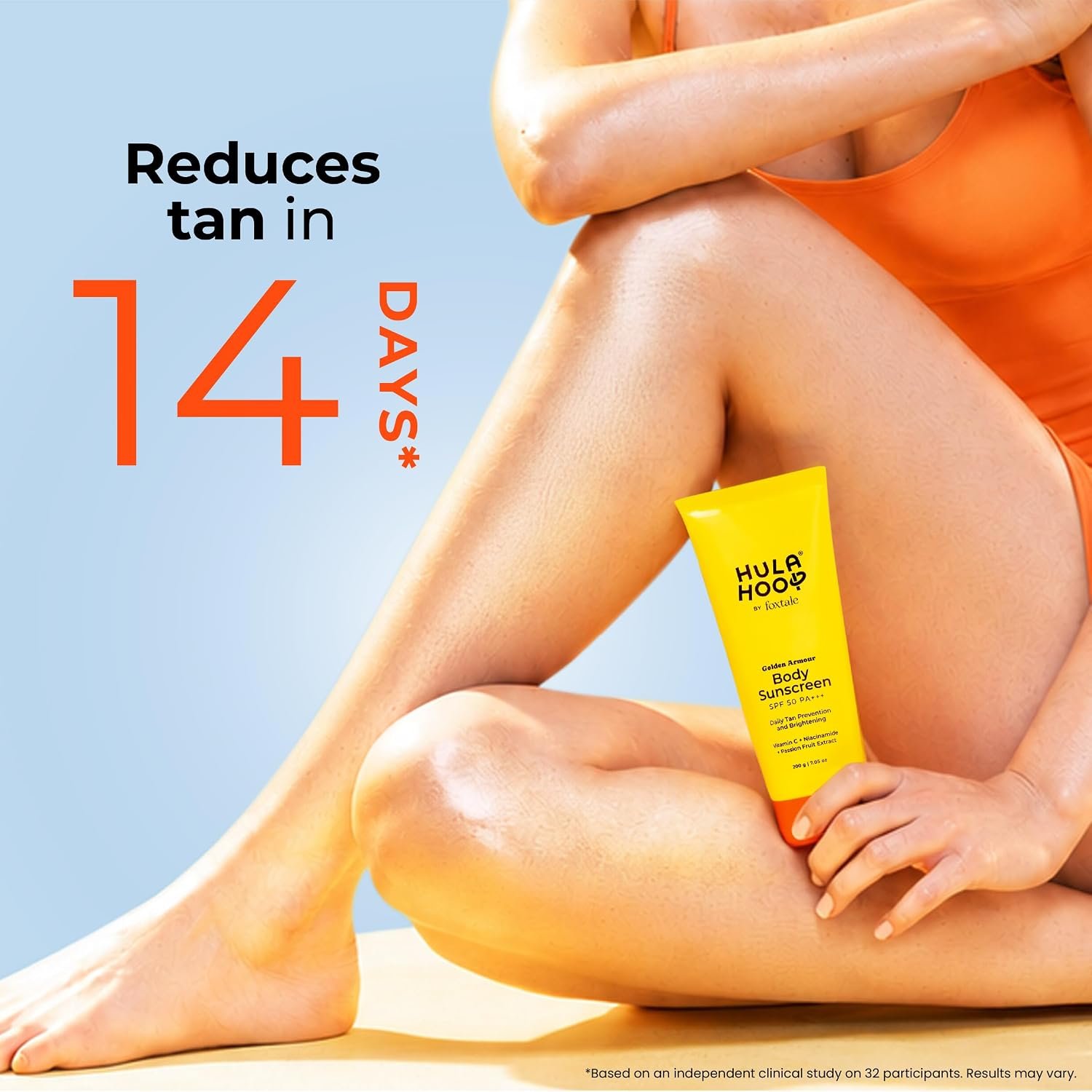 Hula Hoop Sunscreen Body Lotion SPF 50 PA+++ 200g | Broad-Spectrum Sun Protection | Moisturizes Skin | Helps Prevent Tanning | Daily Body Care thumbnail