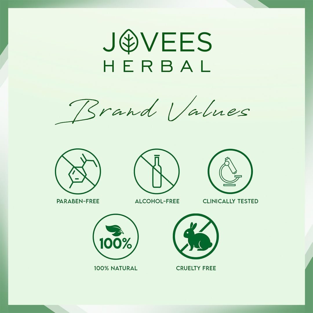 Jovees Herbal Tea Tree Oil Control Face Wash for Oily & Sensitive Skin | Paraben & Alcohol-Free, Controls Oil, Prevents Breakouts, Remove Dead Skin | Gentle Cleanser For All Skin Types 300ml thumbnail