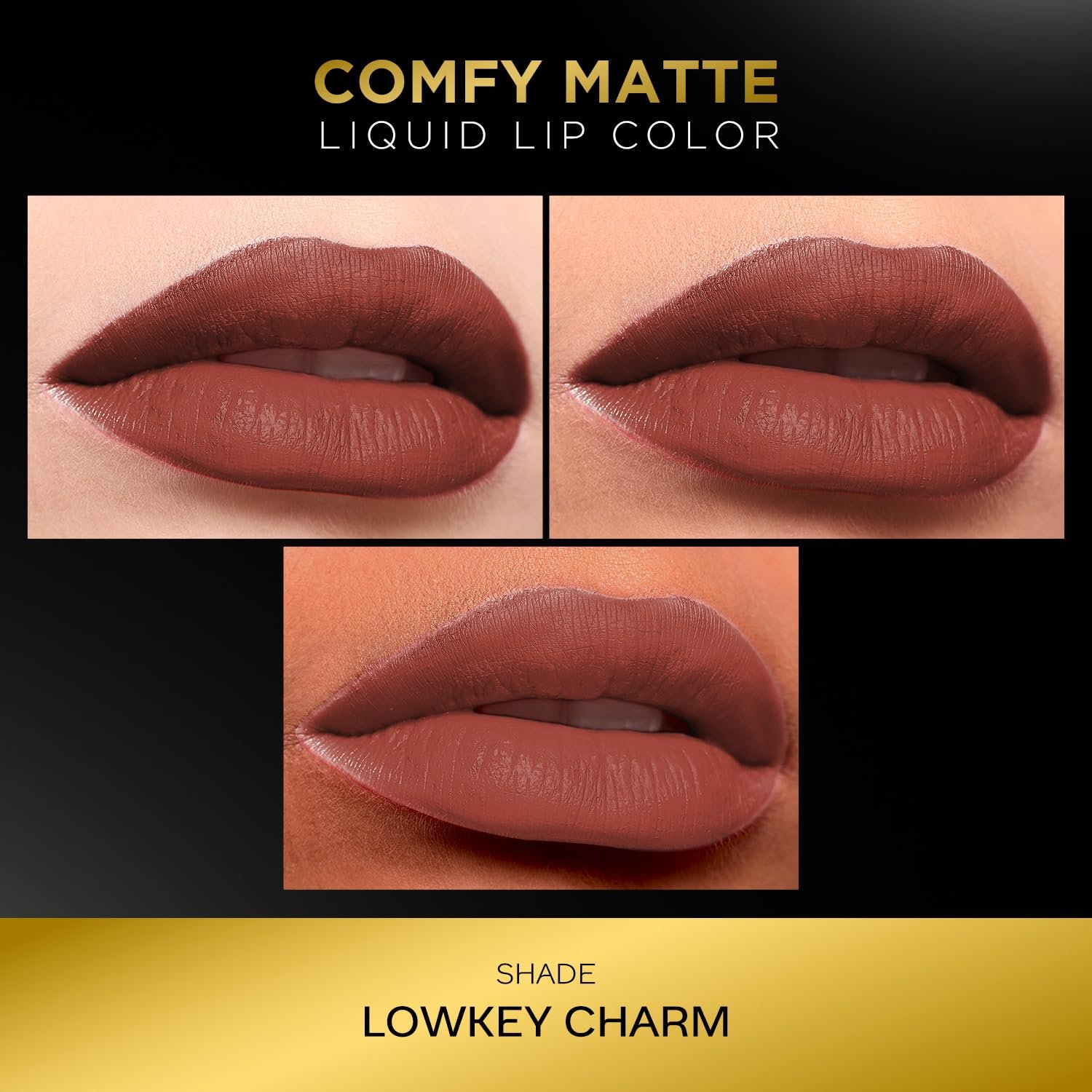 FACESCANADA Comfy Matte Liquid Lipstick - Lowkey Charm 30, 3.8 ml | Comfortable 10HR Longstay | Intense Color | Almond Oil & Vitamin E Infused | Super Smooth | No Dryness | No Alcohol thumbnail