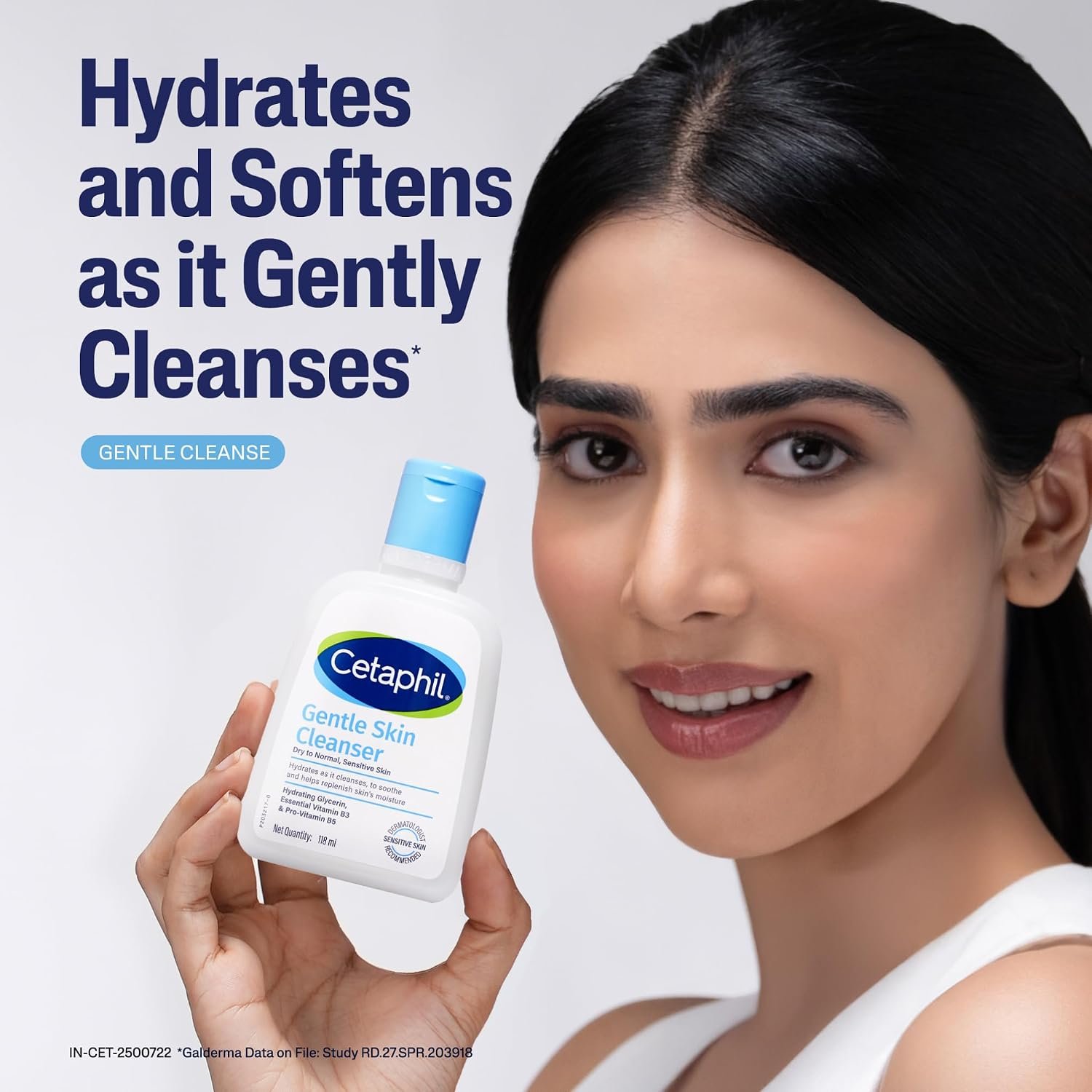 Cetaphil Gentle Skin Hydrating Face Wash 118ml, Paraben Free, Sulphate-Free Gentle Skin Hydrating Cleanser. thumbnail