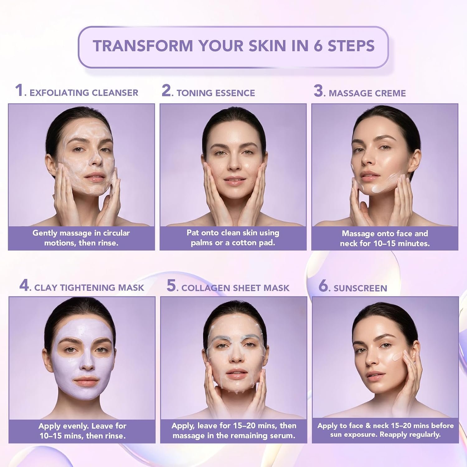 Lotus Herbals Collagen Boost Skin Lift Facial Kit 71g (6 - Step Single - Use) thumbnail