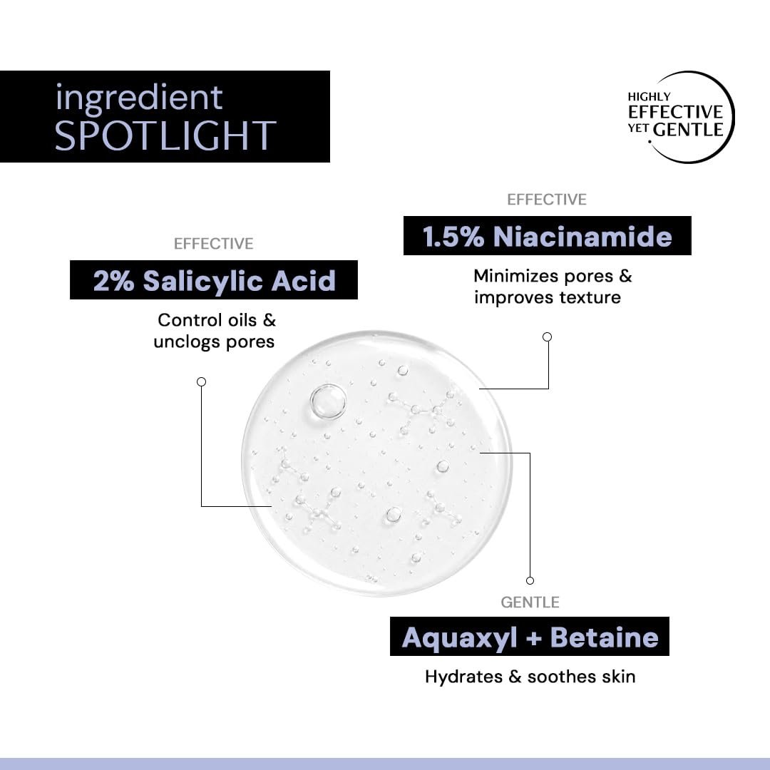 Deconstruct 2% Salicylic Acid Oil Control Face Wash with Niacinamide| For Oily, Combination, Normal Skin | Facewash for Men & Women | 100g thumbnail