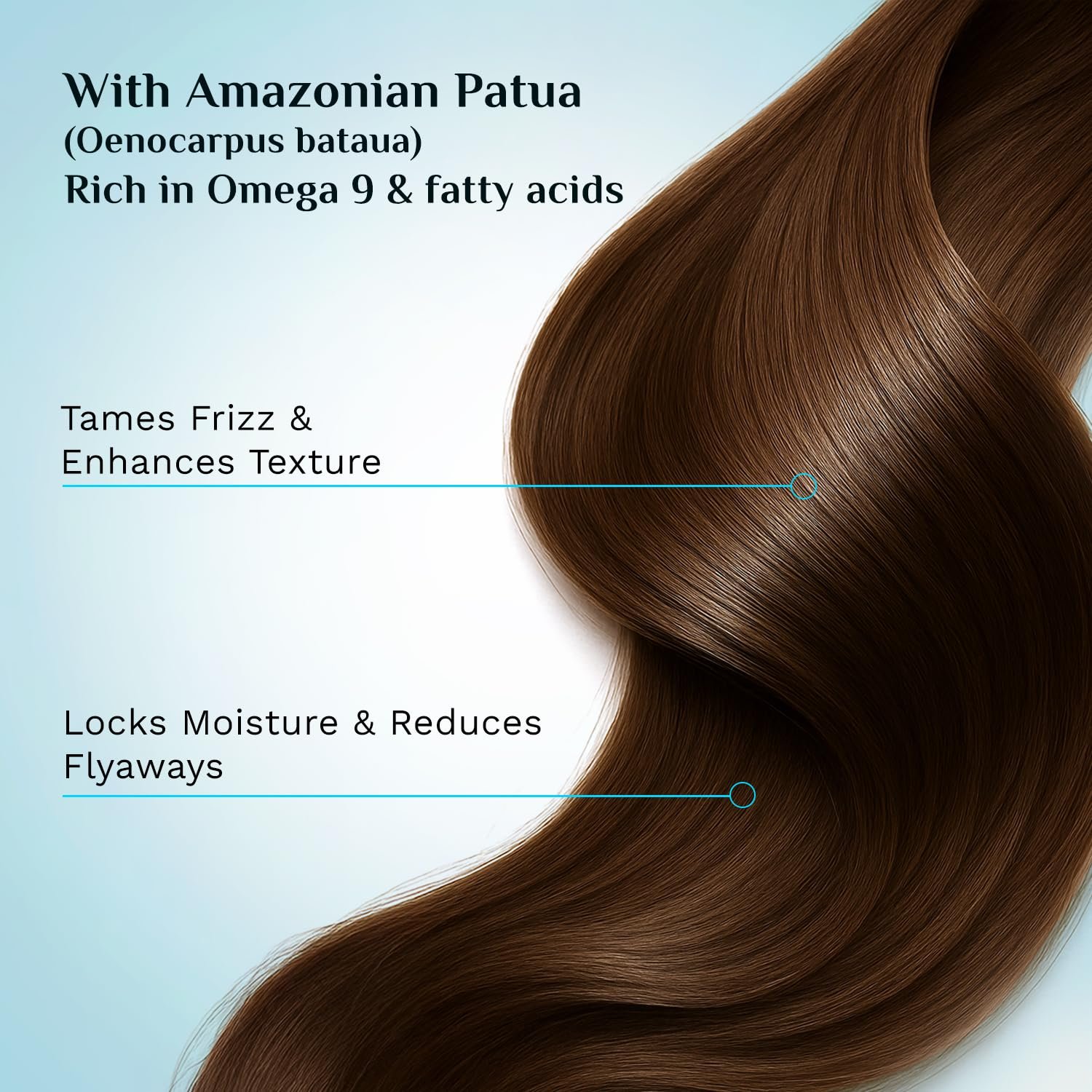 Pilgrim Patua & Keratin Hair Smoothening Shampoo for Frizzy Hair - 200ml 72H Frizz Control with Keratin, Adds Shine, Smoothens Frizz with Amazonian Patua, Softens Dry Hair thumbnail