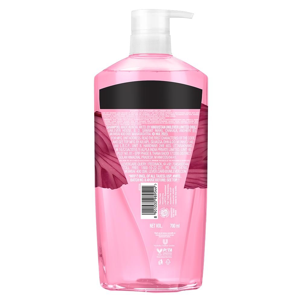 Sunsilk Onion & Jojoba Oil Hairfall Resist Oil Blends Shampoo | with No Added Parabens | (700 ml) thumbnail