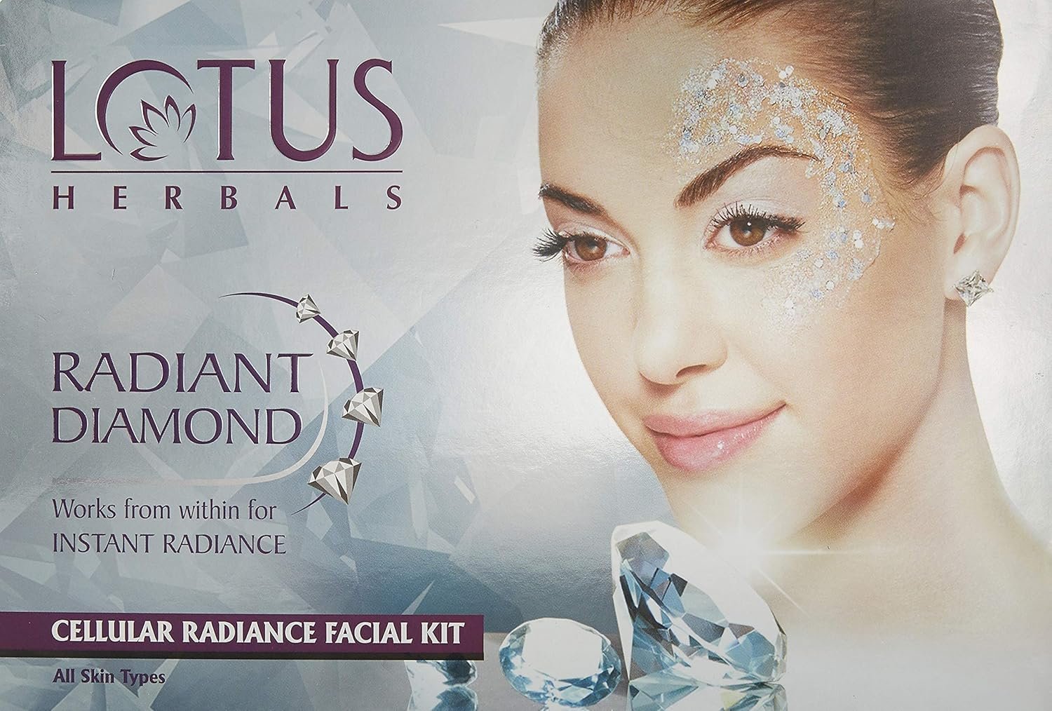 Lotus Herbals Radiant Diamond Cellular Radiance 1 Facial Kit | Single use thumbnail